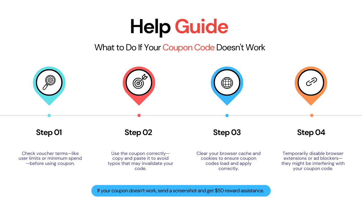 If Coupon Code Is Not Working